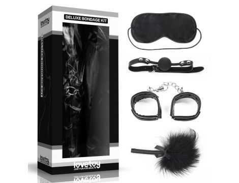 Zestaw deluxe bondage Lovetoy czarny