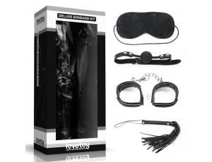 Zestaw Bondage Deluxe Lovetoy Czarny