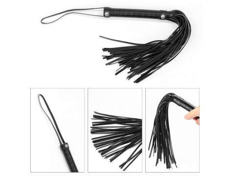 Zestaw Bondage Deluxe Lovetoy z Wibratorem Czarny - 4