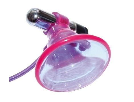 Pompka do sutków You2Toys fioletowa z wibracją - 7