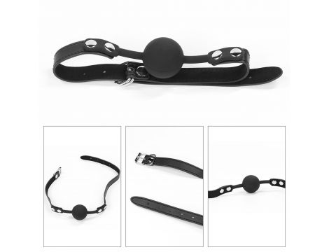 Luksusowy Zestaw Bondage Lovetoy 25cm Pejcz Miękkie Kajdanki Knebel - 3