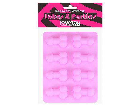 Silikonowa forma do lodu i czekolady kształt penisa Lovetoy 5.2 cm