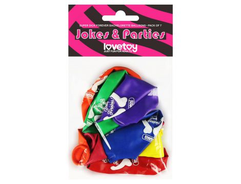 Balony panieńskie Super Dick Forever Lovetoy zestaw 7 - 2