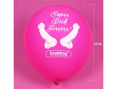 Balony panieńskie Super Dick Forever Lovetoy zestaw 7 - 5
