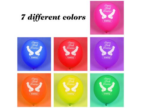 Balony panieńskie Super Dick Forever Lovetoy zestaw 7 - 7
