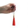 Silikonowe regulowane zaciski na sutki Glamor Tassel Lovetoy 14 cm - 4