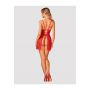 Komplet babydoll Claussica czerwony Mikołajki Obsessive XL/2XL - 5