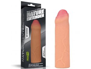 Rewolucyjna silikonowa przedłużka dodająca 2,5 cm Lovetoy 17 cm
