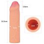 Rewolucyjna silikonowa przedłużka dodająca 2,5 cm Lovetoy 17 cm - 3