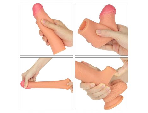 Rewolucyjna silikonowa przedłużka Nature Lovetoy 18 cm - 2