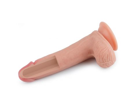 Realistyczne dildo dwuwarstwowe silikonowe Lovetoy 20.5 cm - 4