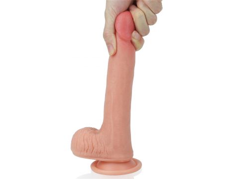 Realistyczne dildo dwuwarstwowe silikonowe Lovetoy 20.5 cm - 9