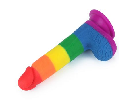 Realistyczne dildo Lovetoy Prider silikonowe 19 cm - 5