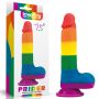 Realistyczne dildo Lovetoy Prider silikonowe 19 cm - 2