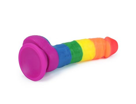 Dildo realistyczne Prider Lovetoy platynowy silikon 20,5 cm - 5