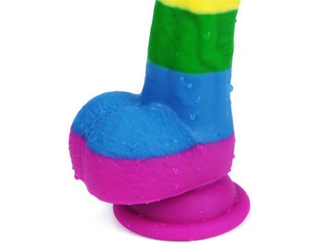 Dildo realistyczne Prider Lovetoy platynowy silikon 20,5 cm - 9