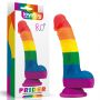 Dildo realistyczne Prider Lovetoy platynowy silikon 20,5 cm - 2