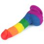 Dildo realistyczne Prider Lovetoy platynowy silikon 20,5 cm - 4