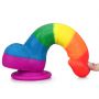 Dildo realistyczne Prider Lovetoy platynowy silikon 20,5 cm - 7