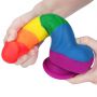 Dildo realistyczne Prider Lovetoy platynowy silikon 20,5 cm - 8