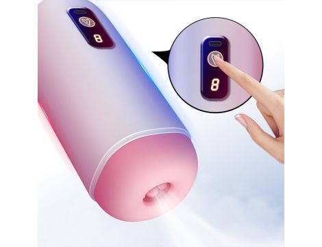 Masturbator waginalny z 8 wibracjami USB B Series Fox - 5