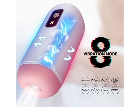 Masturbator waginalny z 8 wibracjami USB B Series Fox - 6