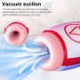 Wibrujący masturbator z ssaniem B-Series Fox - 9