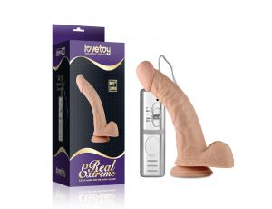 Realistyczny wibrator Lovetoy z przyssawką 22 cm