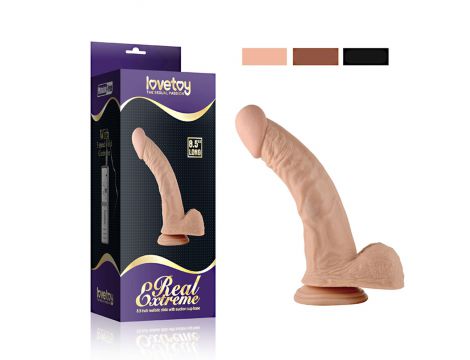 Realistyczny wibrator Lovetoy z przyssawką 22 cm - 2
