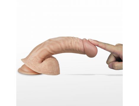 Realistyczny wibrator Lovetoy z przyssawką 22 cm - 4