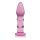 Korek analny szklany Lovetoy Romance różowy 14 cm