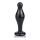 Korek analny szklany Lovetoy Romance czarny 11 cm