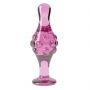 Szklany korek analny Lovetoy Romance różowy 11 cm - 3