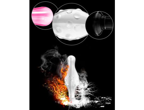 Korek analny szklany Lovetoy transparentny 11 cm - 2