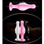 Szklany korek analny Lovetoy Romance czarny 11 cm - 4