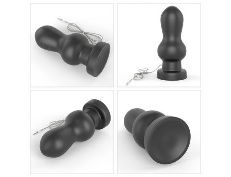 Wibrujący korek analny King Size Lovetoy 18 cm - 12