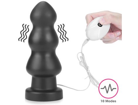 7.8"" King Sized Vibrating Anal Rigger - 10