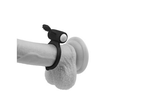 Pierścień wibrujący silikonowy Lovetoy czarny 7 cm - 7