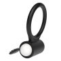Pierścień wibrujący silikonowy Lovetoy czarny 7 cm - 7