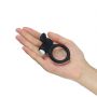 Pierścień wibrujący silikonowy Lovetoy czarny 7 cm - 9