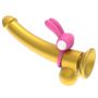 Power Clit Silicone Cockring Pink - 3