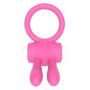 Power Clit Silicone Cockring Pink - 4