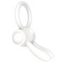 Pierścień wibrujący Lovetoy silikonowy biały 7.5 cm - 5