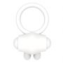 Pierścień wibrujący Lovetoy silikonowy biały 7.5 cm - 6