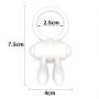 Pierścień wibrujący Lovetoy silikonowy biały 7.5 cm - 7