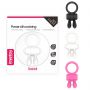 Pierścień wibrujący Lovetoy silikonowy biały 7.5 cm - 8