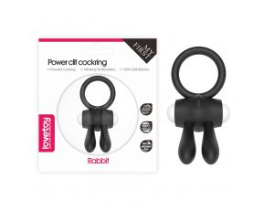 Pierścień wibracyjny Lovetoy silikonowy czarny 7.5 cm