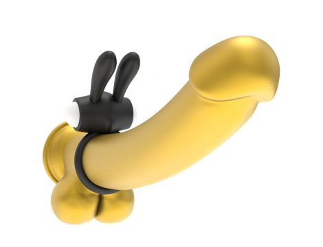 Pierścień wibracyjny Lovetoy silikonowy czarny 7.5 cm - 2