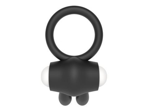 Pierścień wibracyjny Lovetoy silikonowy czarny 7.5 cm - 5