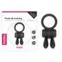 Pierścień wibracyjny Lovetoy silikonowy czarny 7.5 cm - 2